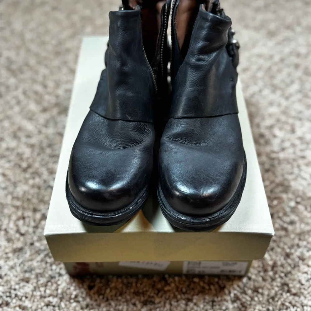 A.S. 98 Steve Black/Nero Ankle Boots EU 37